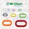 Mr. Chain 2in#8, 51mmx100ft SftyGreen/White Alt Plastic Barrier Chain 50033-100 - alternate 9
